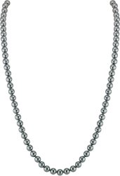 Ожерелье из ювелирного сплава с жемчугом и кристаллом swarovski (Арт.22l-ms-30)