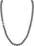 Ожерелье из ювелирного сплава с жемчугом и кристаллом swarovski (Арт.22l-ms-31)