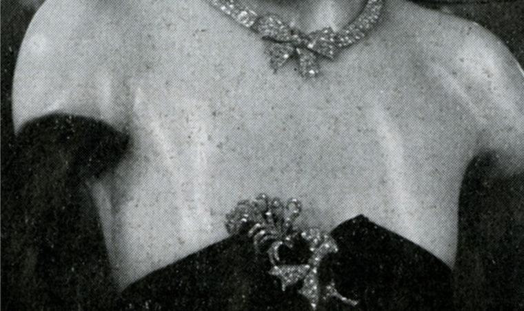 Модель с выставки "Bijoux de Diamants" Коко Шанель в 1932 году