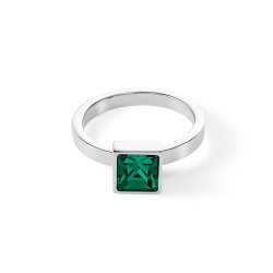 Coeur de lion кольцо dark green-silver 16.5 мм la_0500_40-0548_52