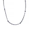 Ожерелье из белого золота с бриллиантом и сапфиром (Арт.n9152_wgdwsa_sa_wg)