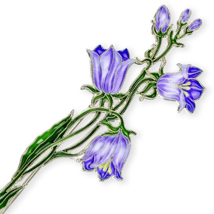Брошь из серебра Т.Полякова "Колокольчик" (Арт.41467)