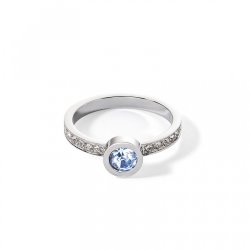 Coeur de lion кольцо light blue-silver 16.5 мм la_0228_40-0741_52