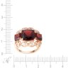 Кольцо из золота с бриллиантом и гранатом (Арт.mr35094k-2_grb_pink)