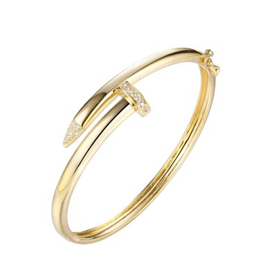 Браслет из серебра с фианитом (Арт.cz-b02678-x-l-x-x-w)