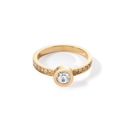 Coeur de lion кольцо crystal-gold 18 мм la_0228_40-1816_56
